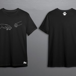Cat Touch Bisiklet Yaka Tshirt