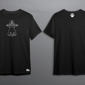 Ufo Pet Bisiklet Yaka Tshirt